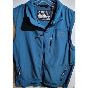 POWDER RIVER OUTFITTERS PANHANDLE SLIM SOFT SHELL WESTERN VEST MEN'S 2XL